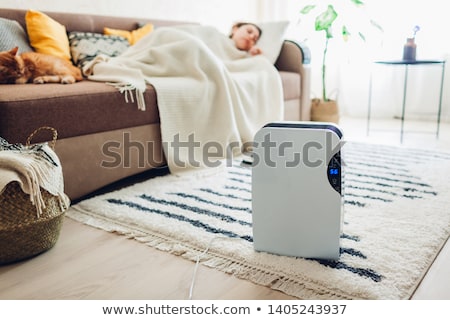 Foto stock: Air Purifier In The Room