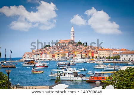 [[stock_photo]]: Boats In Rovinj Marina Istria Croatia