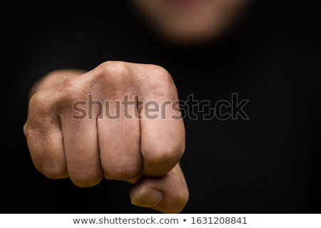 Zdjęcia stock: Attractive Businesswoman With Her Punching Gloves