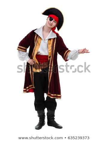 Portrait Of Young Man In A Pirate Costume Foto d'archivio © StepStock
