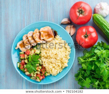 Stock photo: Bulgur With Meat And Vegetables