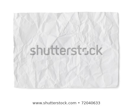 Сток-фото: The Thought Of Old Paper Isolated On White