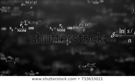 Foto stock: Black Chalkboard With Big Data Concept 3d Rendering