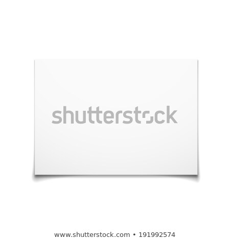 Blank Paper Card [[stock_photo]] © sidmay
