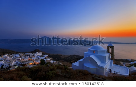 Stok fotoğraf: Sunset In Milos Island
