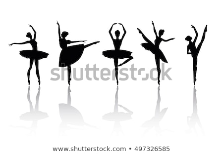 Stockfoto: Silhouette Ballet Dancer