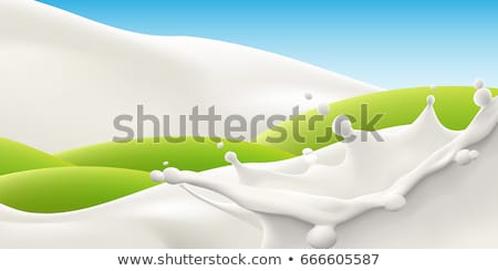 ストックフォト: Dairy Products Concept Vector Illustration