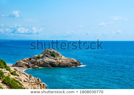 Stock photo: Torn Beach In Hospitalet Del Infant Spain