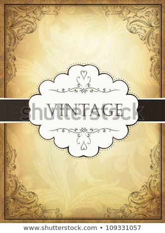 Floral Decoration Vintage Background Stock fotó © pashabo