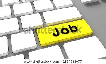 Stockfoto: Candidates Closeup Of Keyboard 3d Illustration