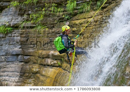 Stock photo: Canyoning In Spain