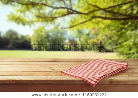 Stockfoto: Picnic Table In A Park