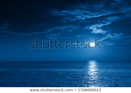 Сток-фото: Night On The Sea