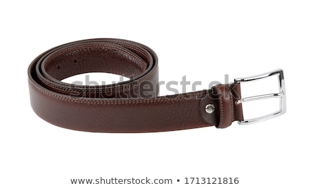 Stockfoto: Brown Belt Isolated On White Background