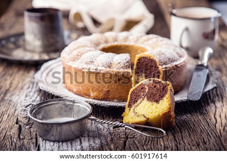 Stock photo: Marble Cake