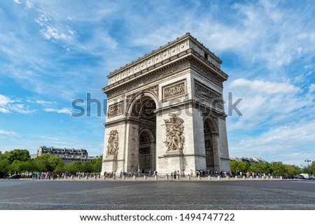 Stock photo: Arc De Triomphe Paris