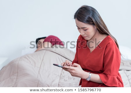 Stockfoto: Wife Looking At Husband