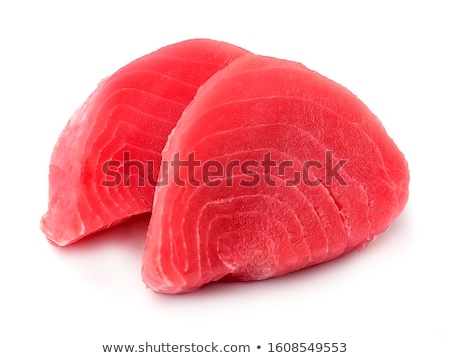 Foto d'archivio: Red And Tasty Steak Isolated On White Background