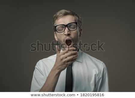 Foto stock: Tired Businessman