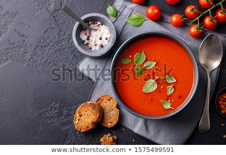 Stock photo: Tomatoes And Basil