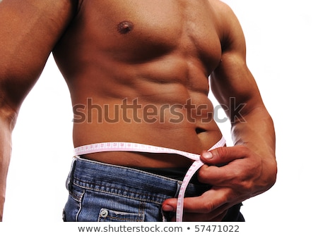 Homem forte com corpo robusto Foto stock © Zurijeta