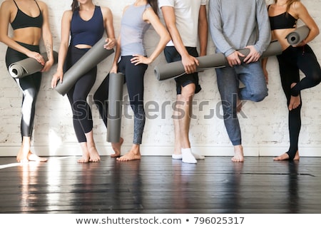 Foto stock: Happy Teen Doing Training Workout And Sport Activity