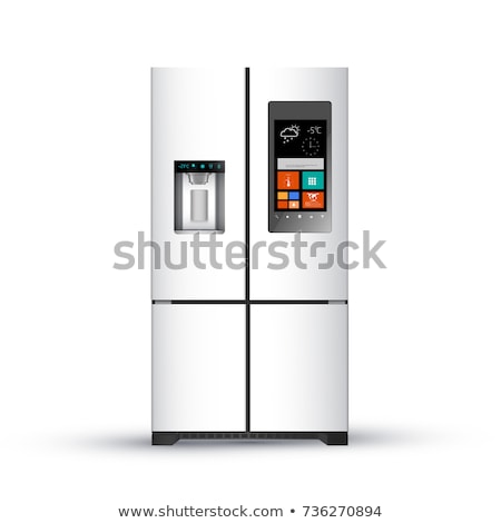 Vector Smart Fridge Symbol Icon Imagine de stoc © Makstorm