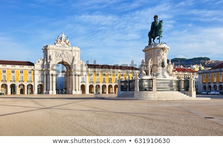 Сток-фото: Praca Comercio Square Lisbon Portugal