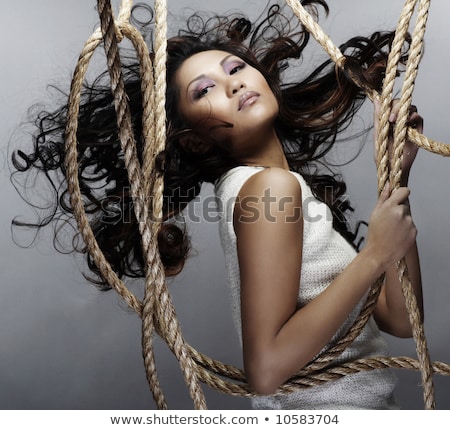 [[stock_photo]]: Pretty Asian Fashion Model Woman Posing Studio Shot