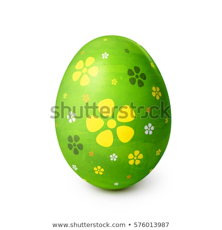 Foto d'archivio: Green Easter Egg