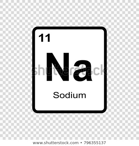 Сток-фото: Flat Periodic Table Of The Chemical Elements