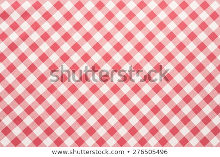 Stok fotoğraf: Woven Picnic Blanket Patterned Background