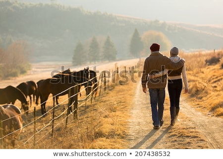 Stockfoto: Young Adults On Country Walk
