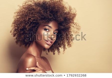 Stockfoto: Beautiful Woman With Dark Hair