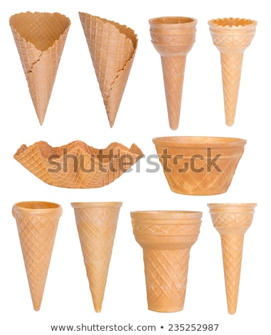 Stockfoto: Ice Cream In A Wafer Bowl