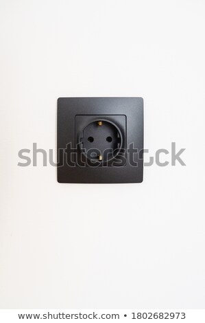 Zdjęcia stock: Wall In Modern Appartment With Plug For Electricity