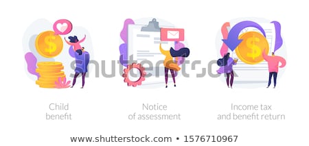 Stock photo: Taxation And Assessment Vector Concept Metaphors