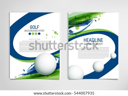 ストックフォト: Golfer Shooting A Golf Ball