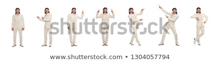 Foto stock: Elegant Man In Various Poses Collage