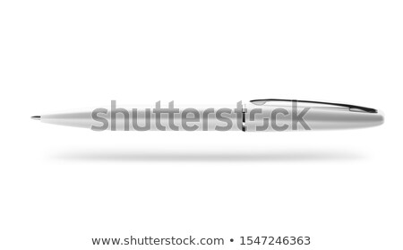 Stock foto: Man With A Ball Pen
