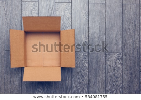 Stockfoto: Free Shipping Cardboard Box