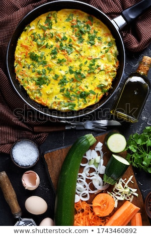 Сток-фото: Cooking Carrot Souffle With Ingredient