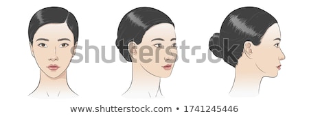 Stockfoto: Side View Picture Of A Young Fashion Woman