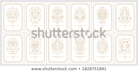 Stock photo: Horoscope Zodiac Set