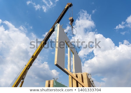 Zdjęcia stock: Montage On Crane