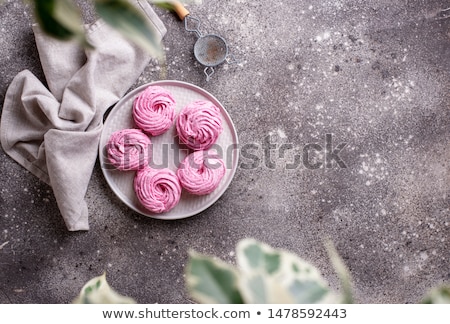 Stock photo: Purple Berry Sweet Homemade Marshmellow