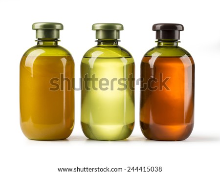 Foto d'archivio: Yellow Blank Shampoo Bottle