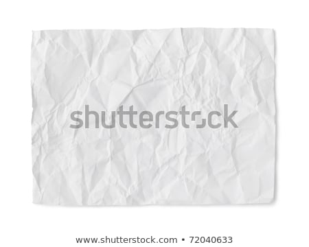 Stock fotó: The Thought Of Old Paper Isolated On White