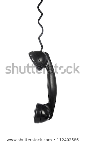 Stock photo: Black Telephone Receiver