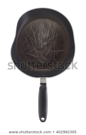 Stock photo: Broken Old Pan Isolated